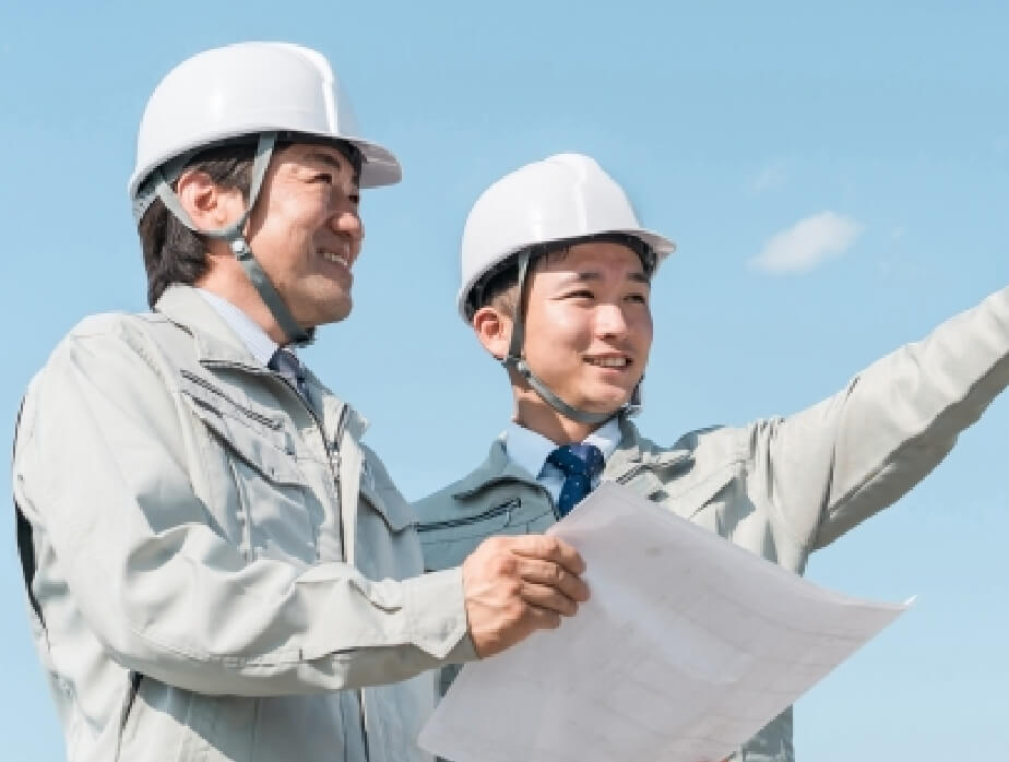 現場での打ち合わせの様子